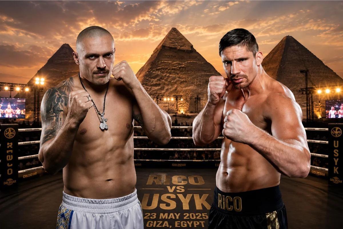Rico Verhoeven vs Oleksandr Usyk in Giza already feels unreal